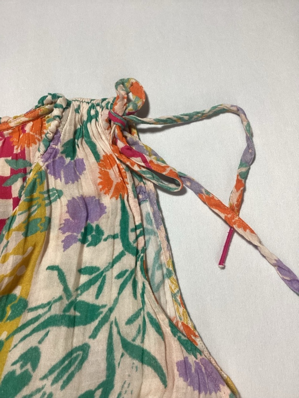 Anthropologie Ellen Merchant Multicolor Floral Patchwork Dress - Picture 4 of 13
